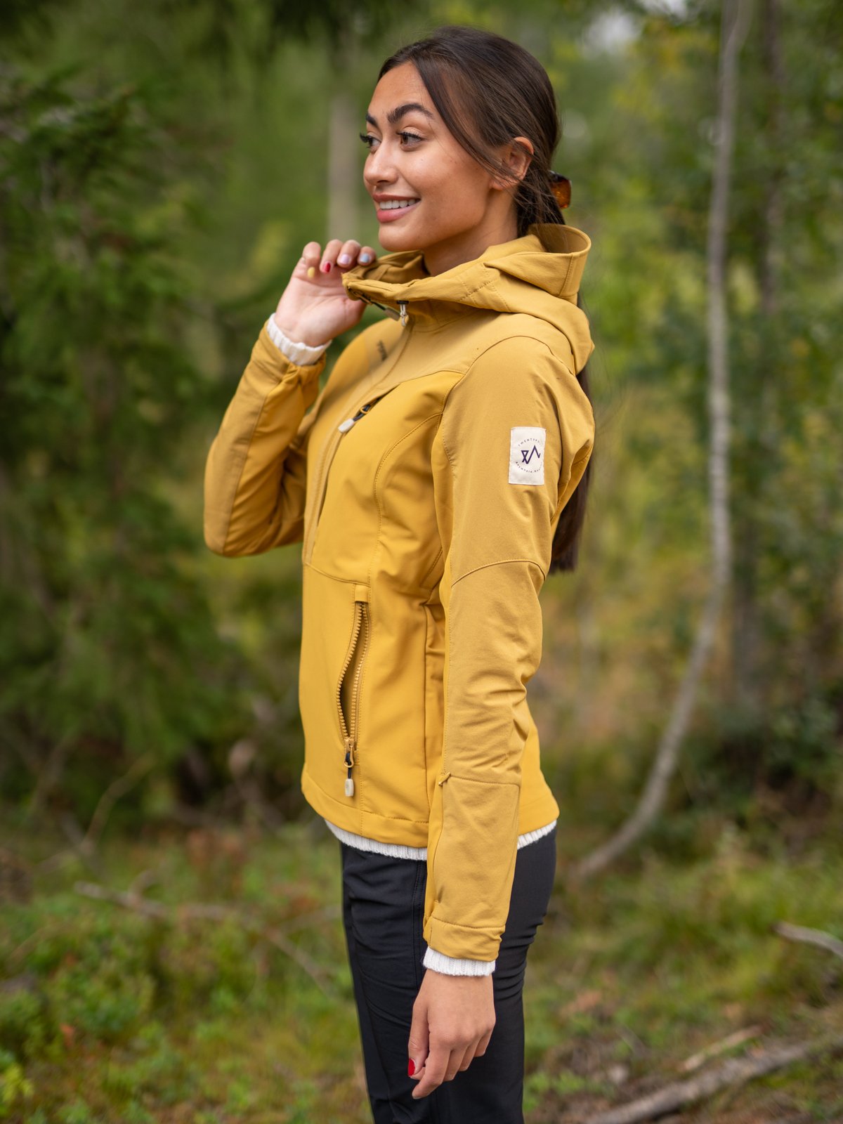 Twentyfour Finse Softshelljakke Sennepsgul