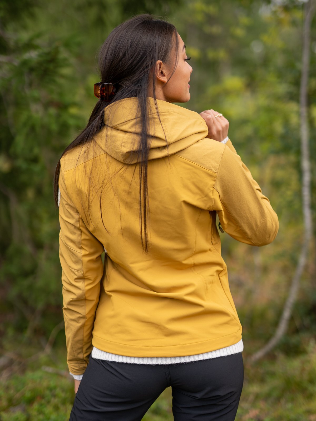 Twentyfour Finse Softshelljakke Sennepsgul