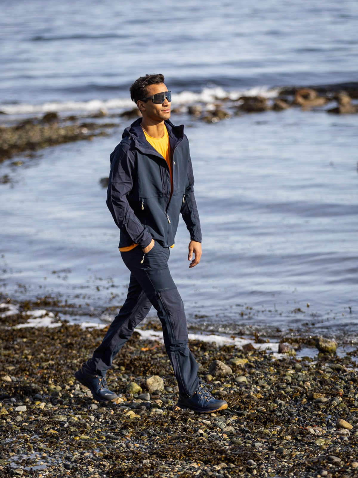 Twentyfour Finse Softshelljakke H Blekkblå