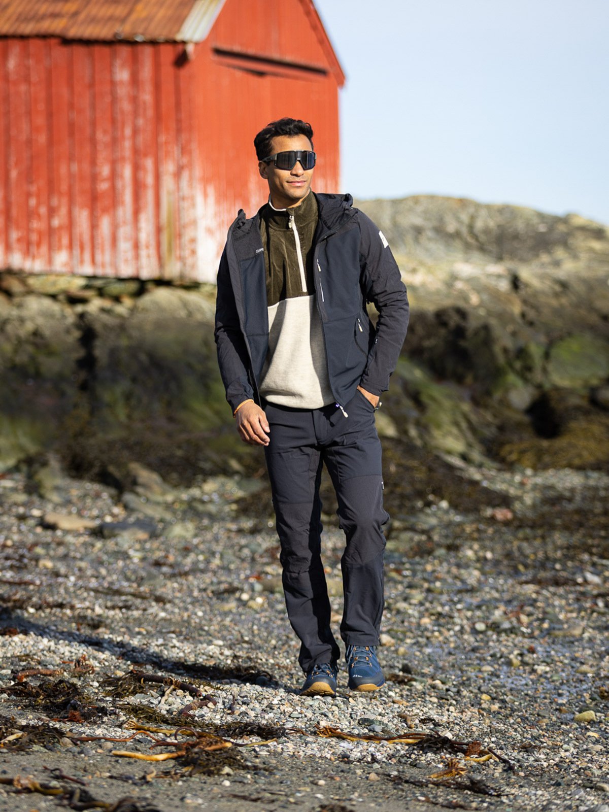 Twentyfour Finse Softshelljakke H Skyggesort