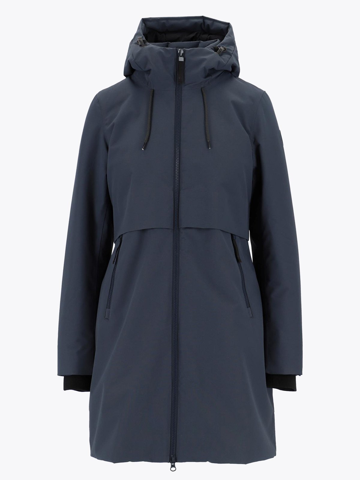 Twentyfour Mellow Vattert Parkas Blekkblå