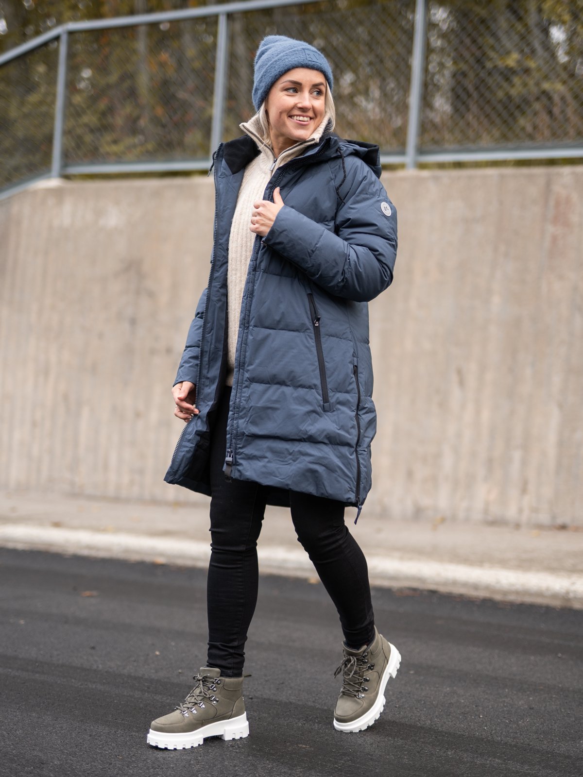 Twentyfour Mellow Lily Dunparkas Blekkblå