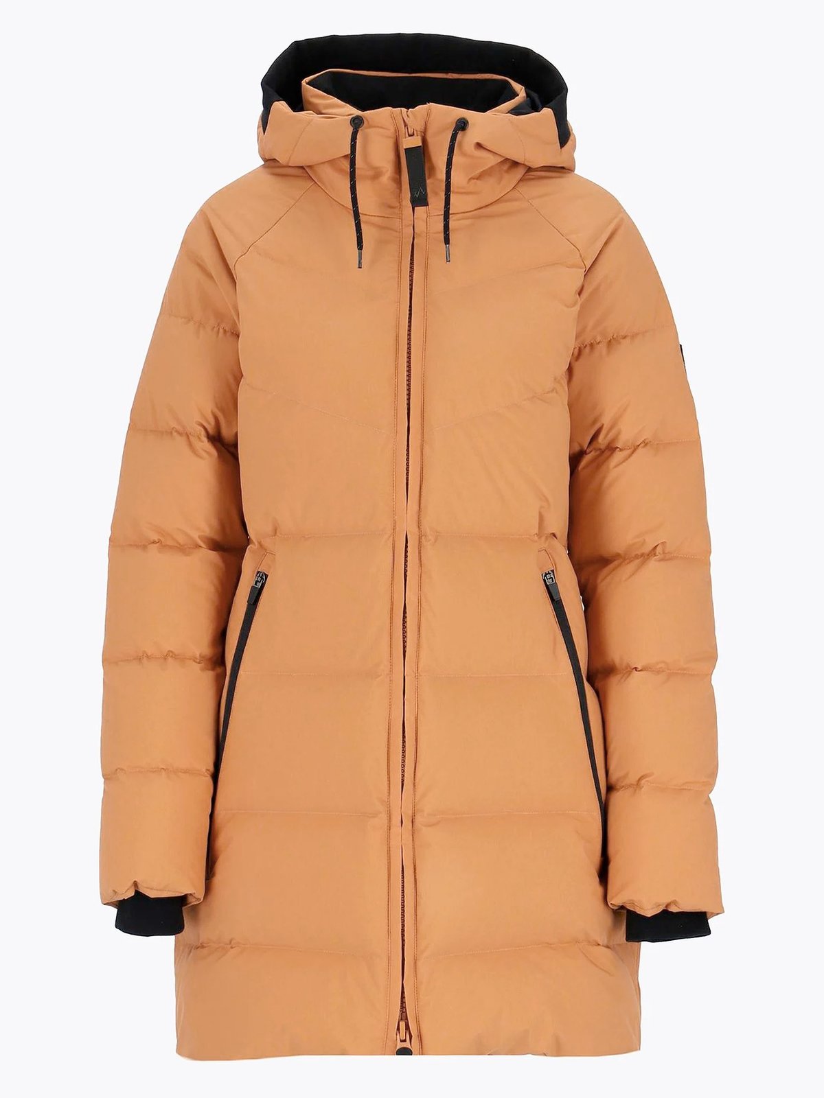 Twentyfour Mellow Lily Dunparkas Mørk kamel