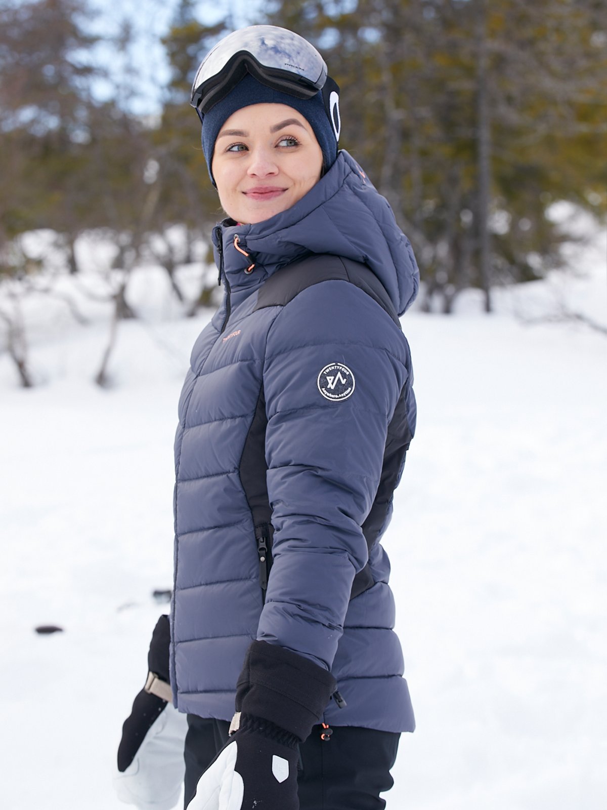 Twentyfour Isbre Dunjakke Blekkblå