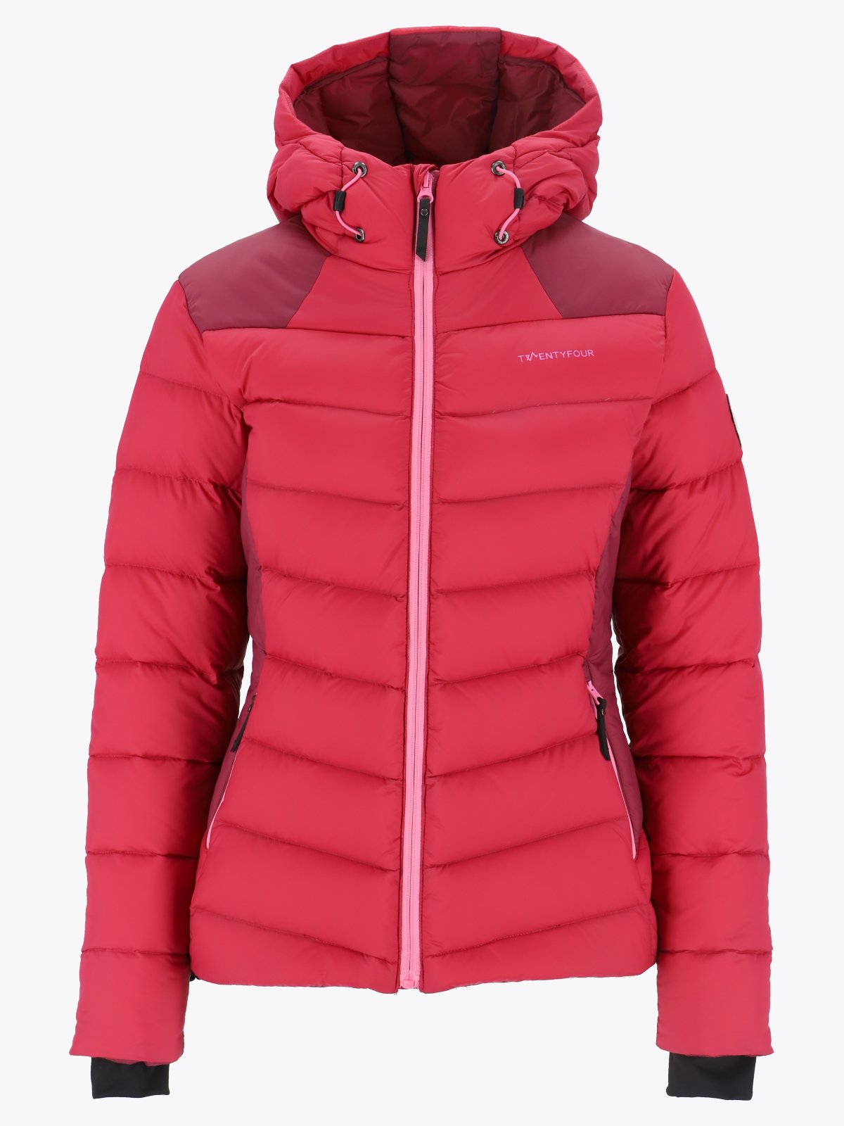 Twentyfour Isbre Dunjakke Kirsebær