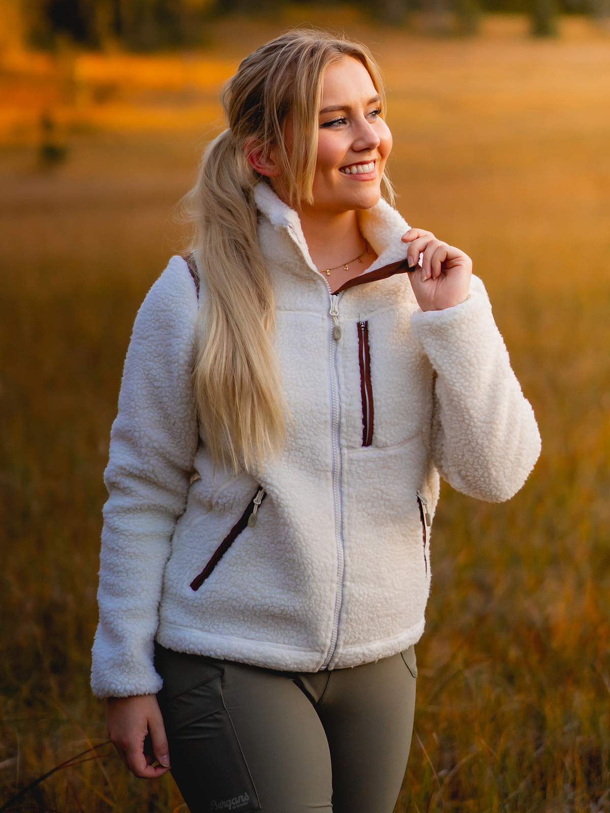 Twentyfour Finse Sherpa Fleece Krem