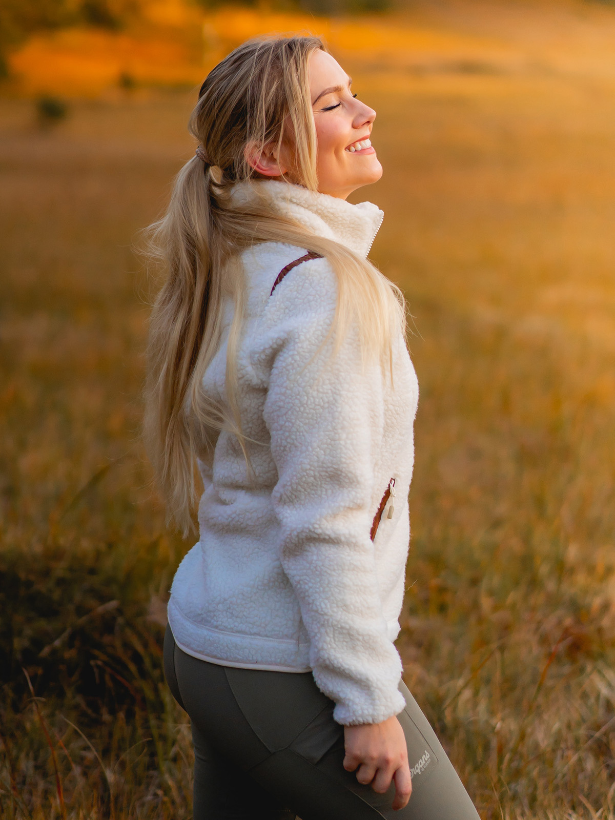 Twentyfour Finse Sherpa Fleece Krem