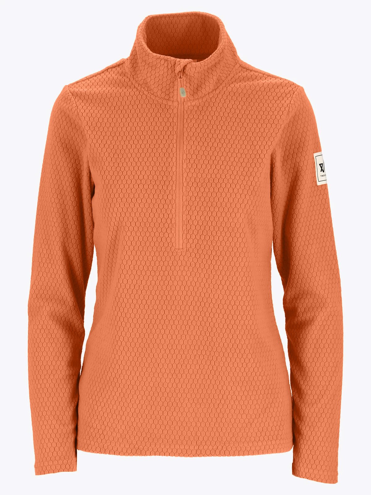 Twentyfour Finse Half Zip Fleece Aprikos - Get Inspired Exclusive Collection