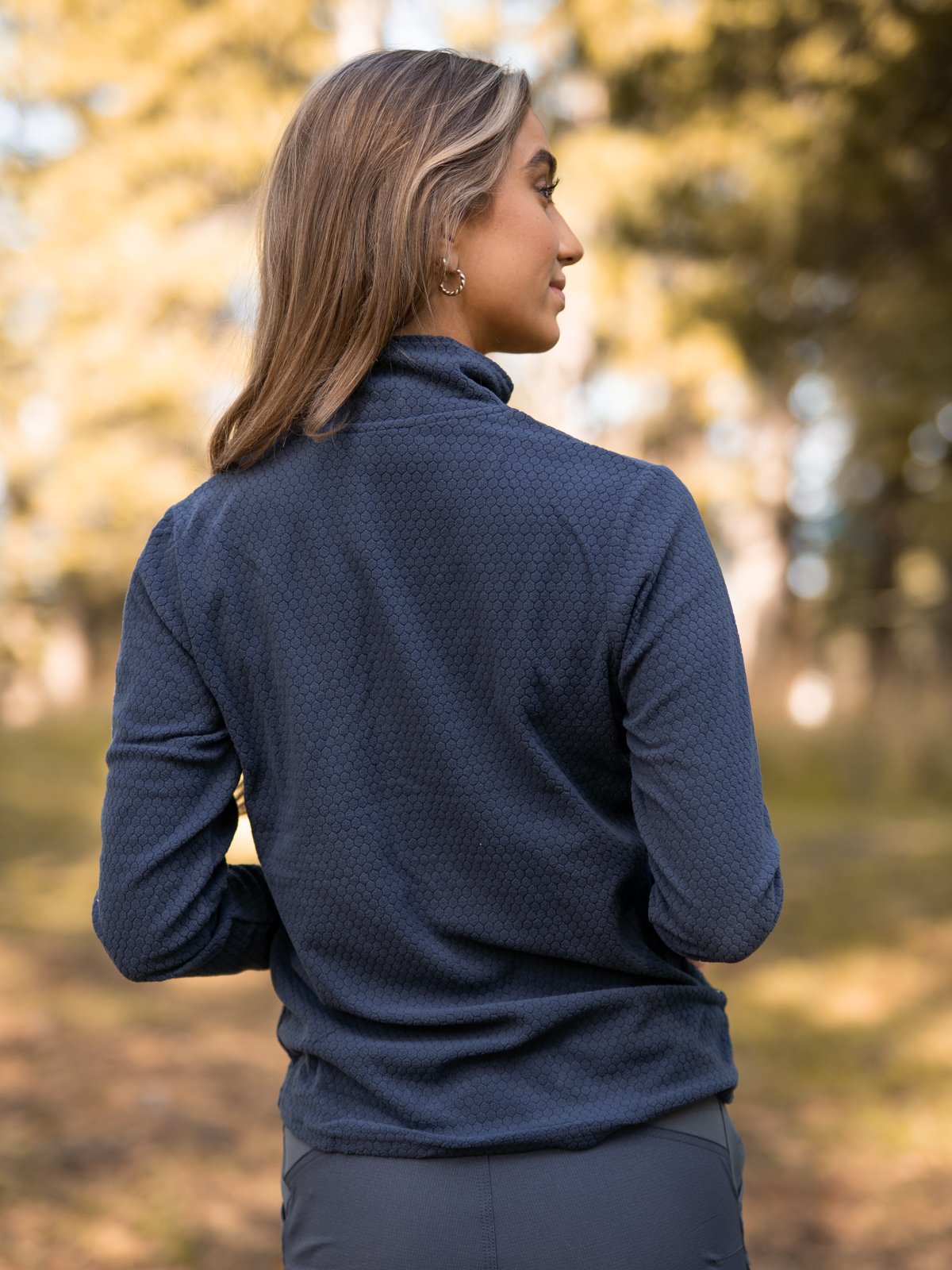 Twentyfour Finse Half Zip Fleece Blekkblå