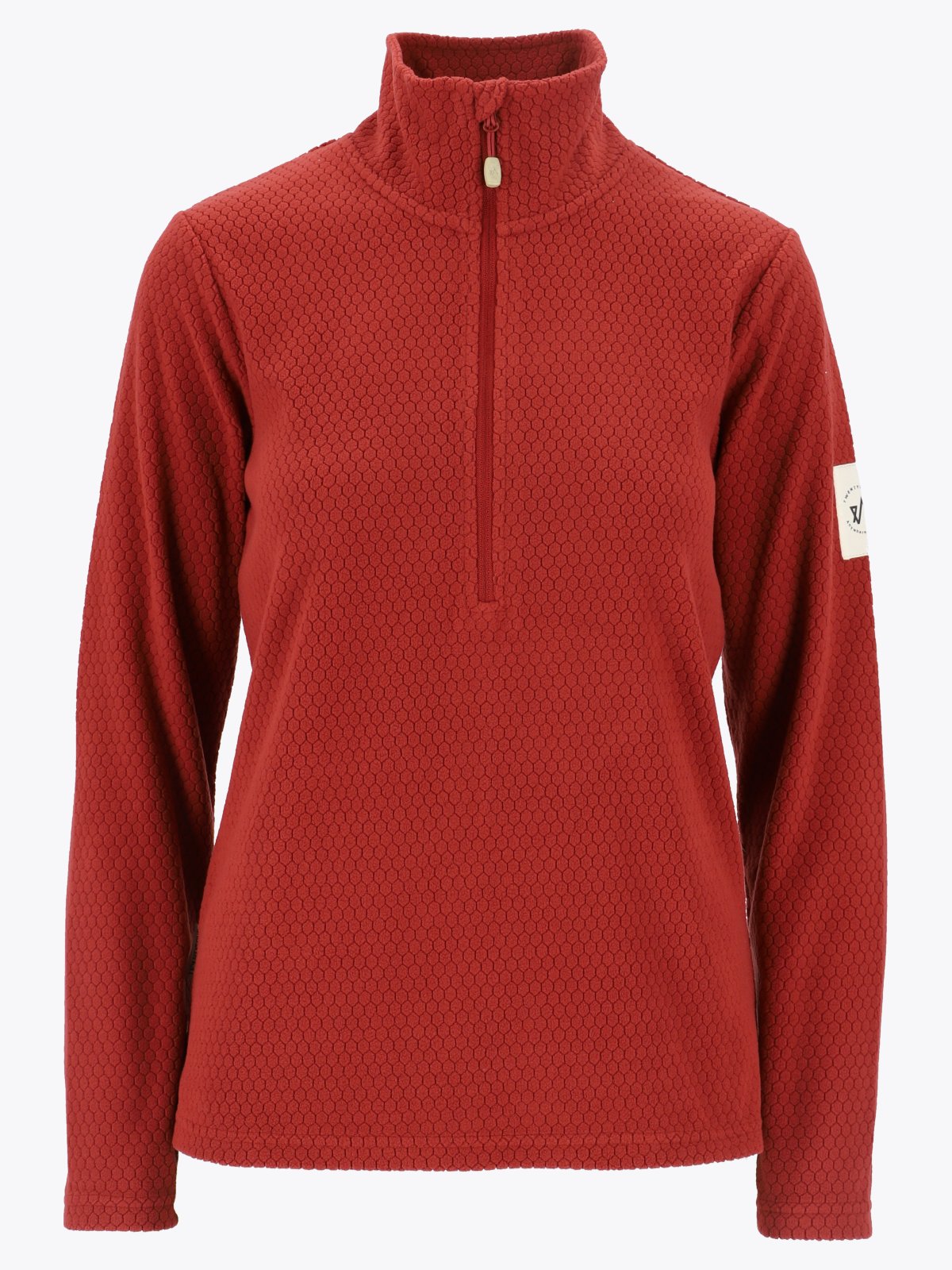 Twentyfour Finse Half Zip Fleece Vinrød