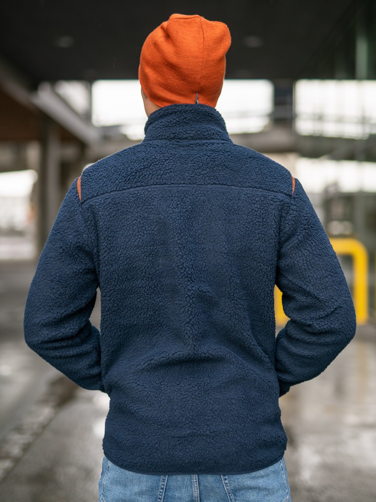 Twentyfour Finse Sherpa Fleece Herre Blekkblå