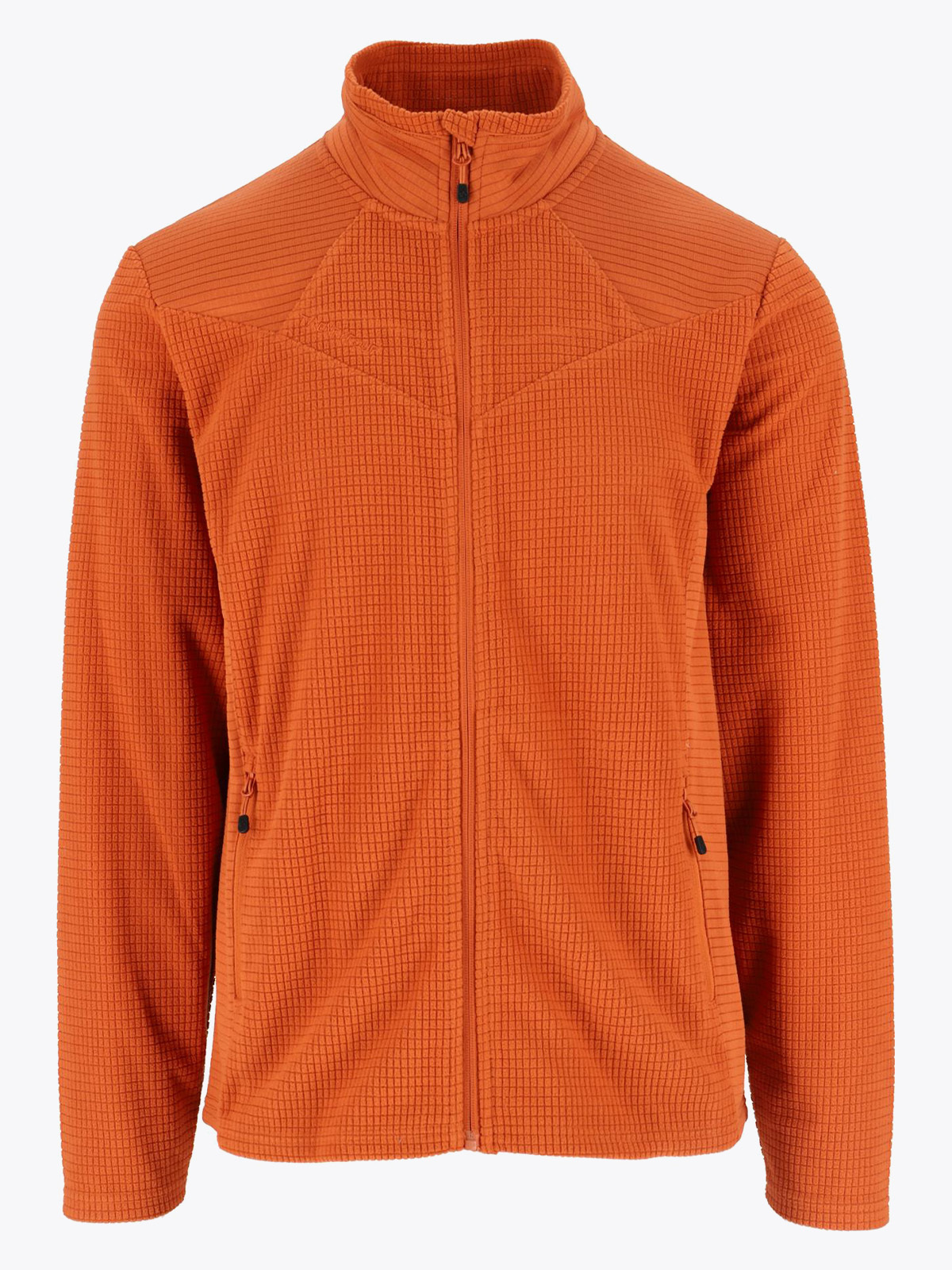 Twentyfour Isbre Zip Fleece Herre Orange Brun