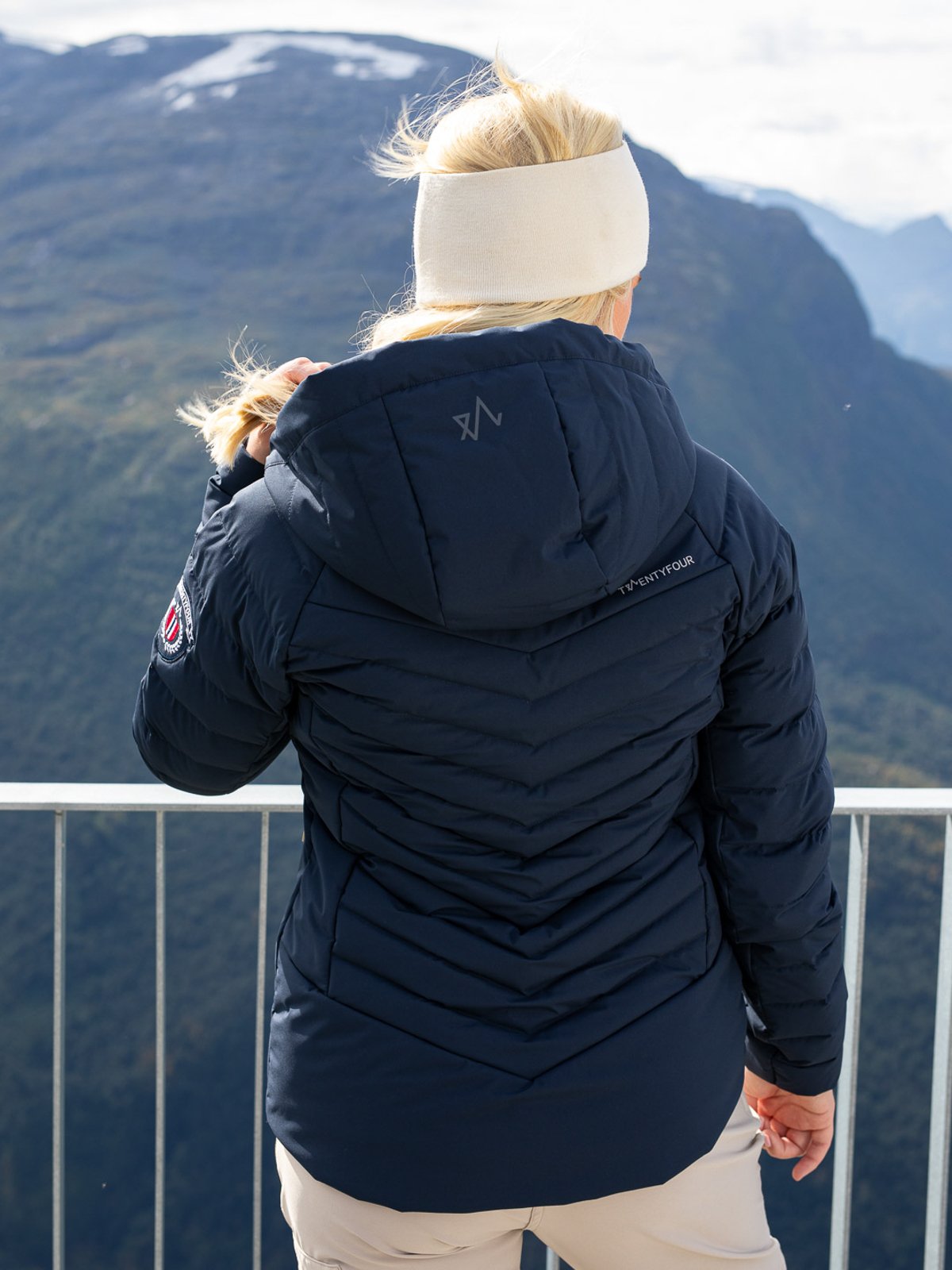 Twentyfour Finse 3.0 Dunjakke Blekkblå