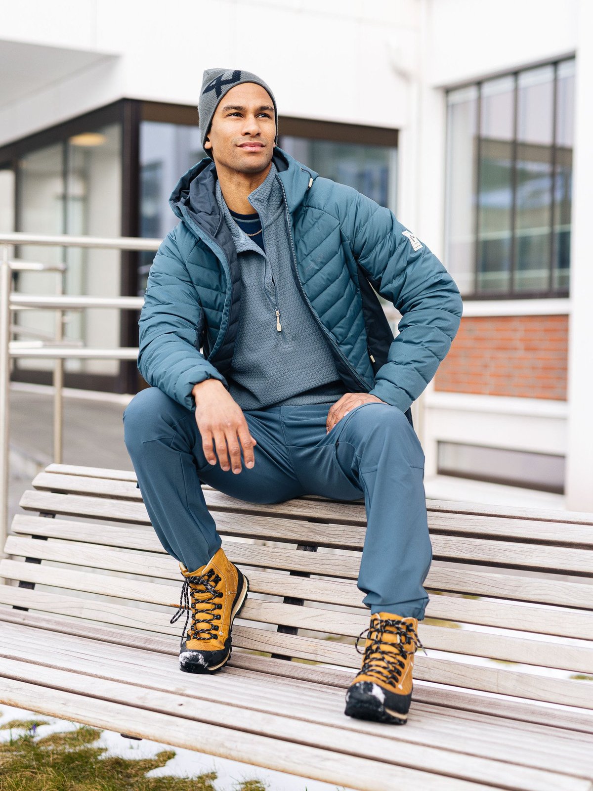 Twentyfour Finse 3.0 Dunjakke Mørk Denim