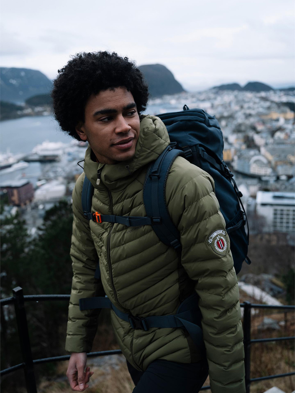 Twentyfour Finse 3.0 Dunjakke Oliven