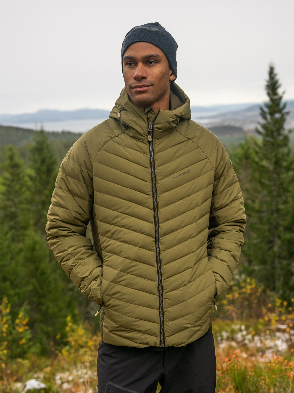 Twentyfour Finse 3.0 Dunjakke Oliven