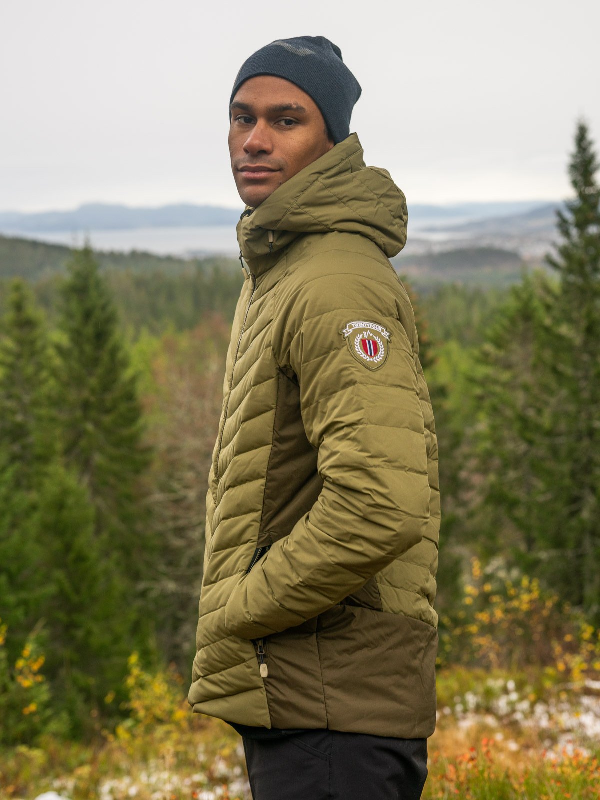 Twentyfour Finse 3.0 Dunjakke Oliven