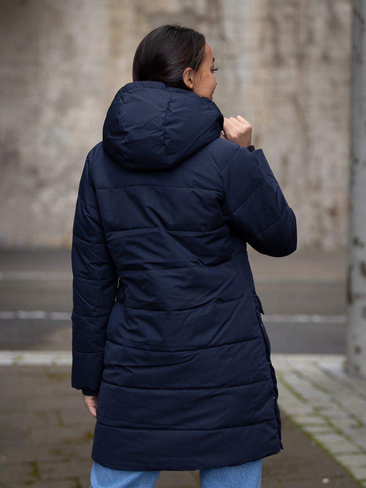 Twentyfour Mellow Sara Parkas Nattblå