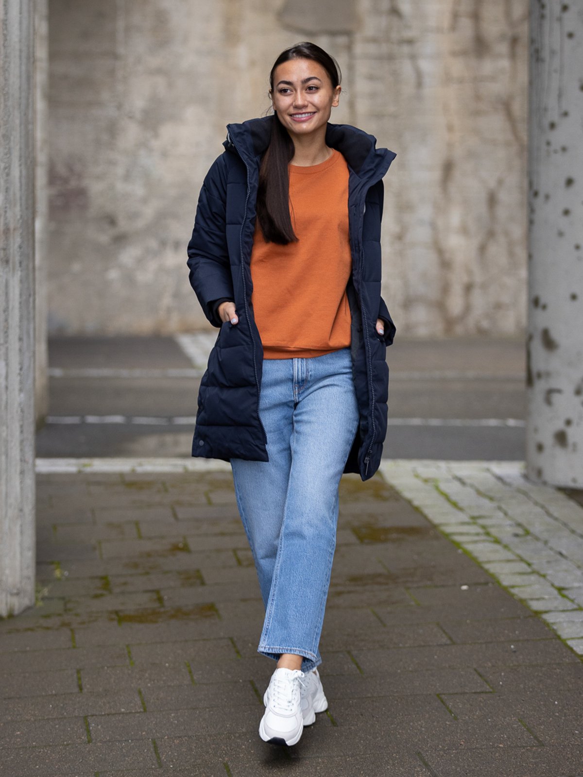 Twentyfour Mellow Sara Parkas Nattblå