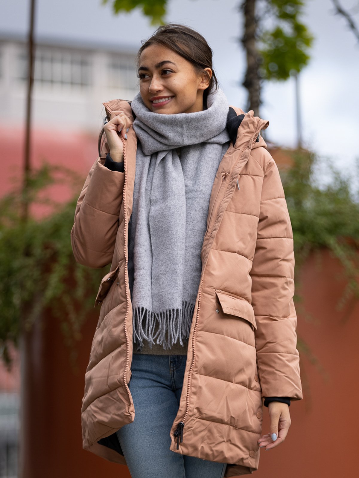 Twentyfour Mellow Sara Parkas Støvrosa