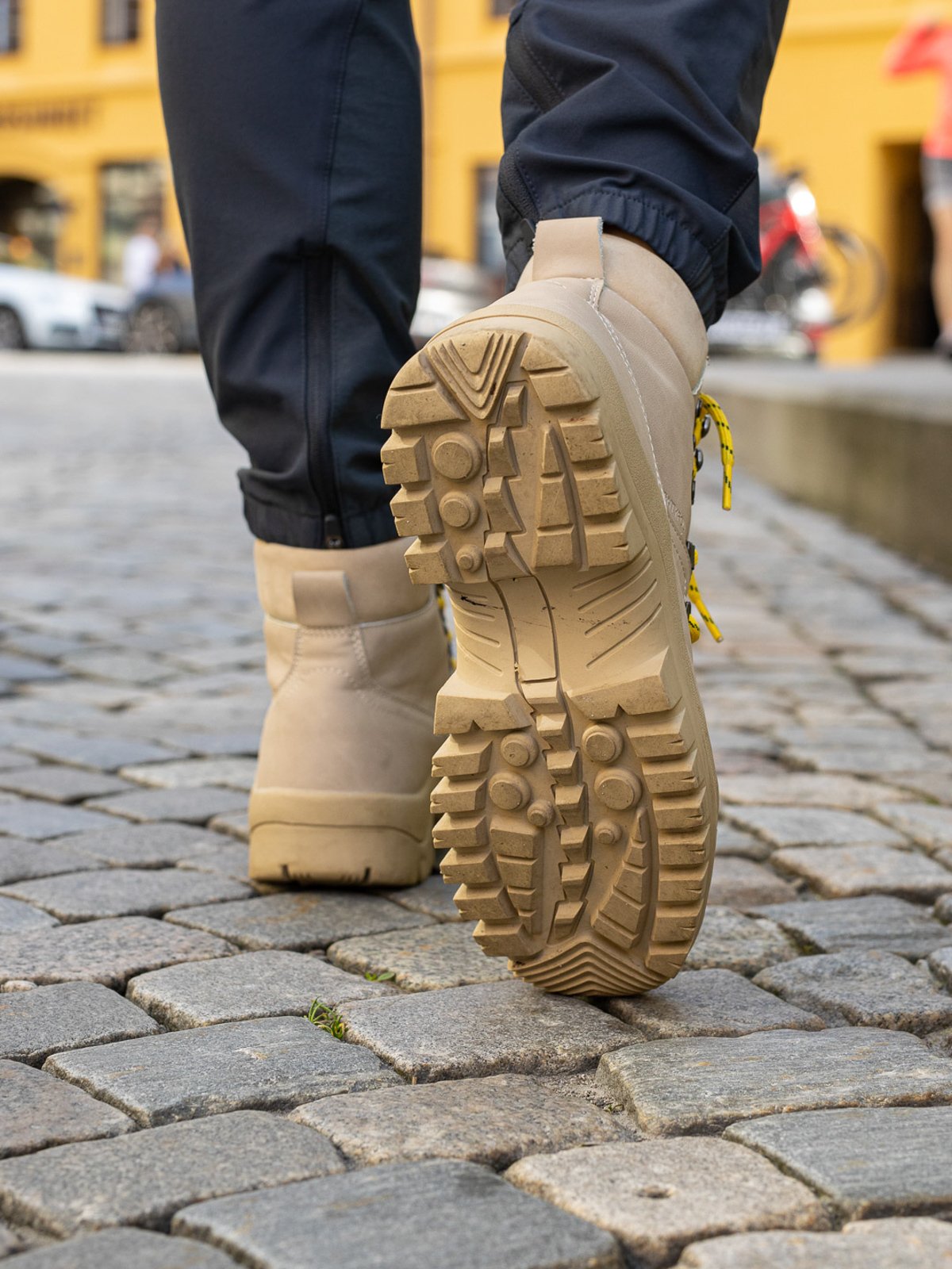 Twentyfour Mellow Lily Leather Boot Beige