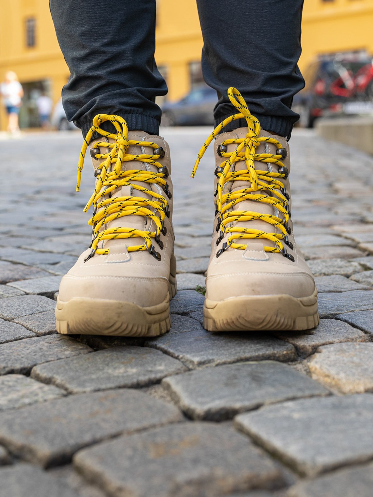 Twentyfour Mellow Lily Leather Boot Beige