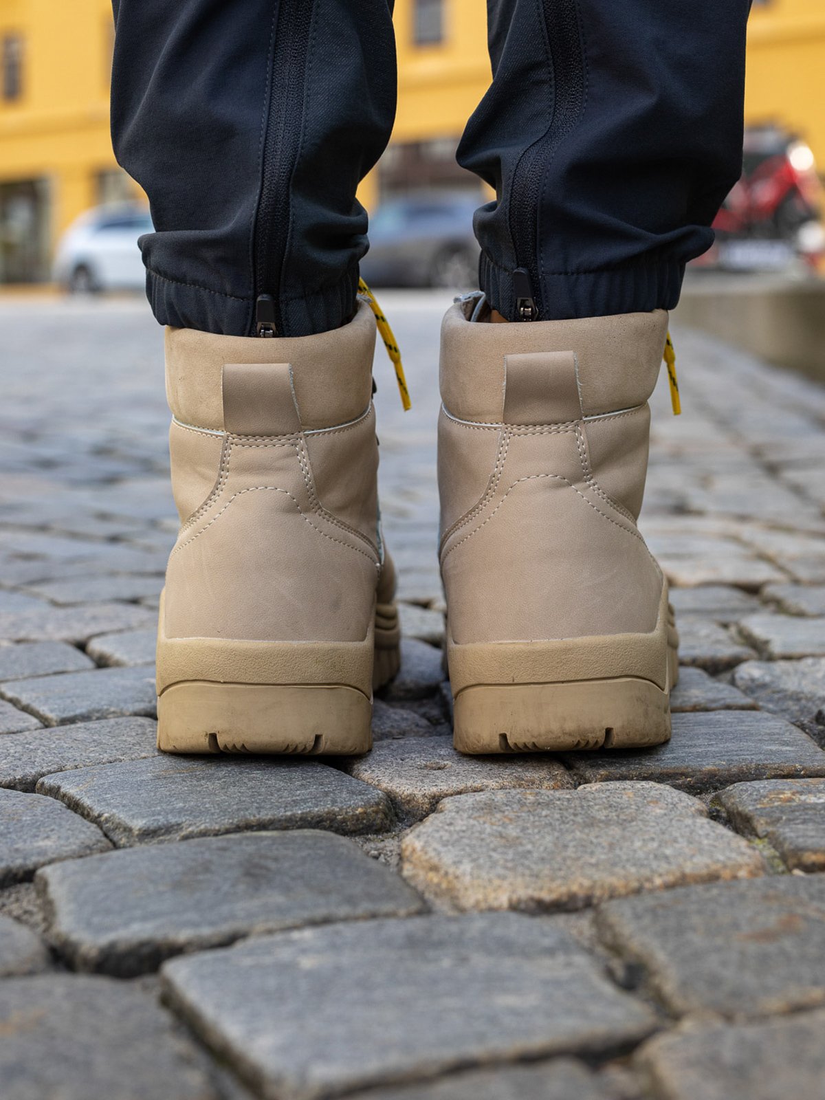 Twentyfour Mellow Lily Leather Boot Beige