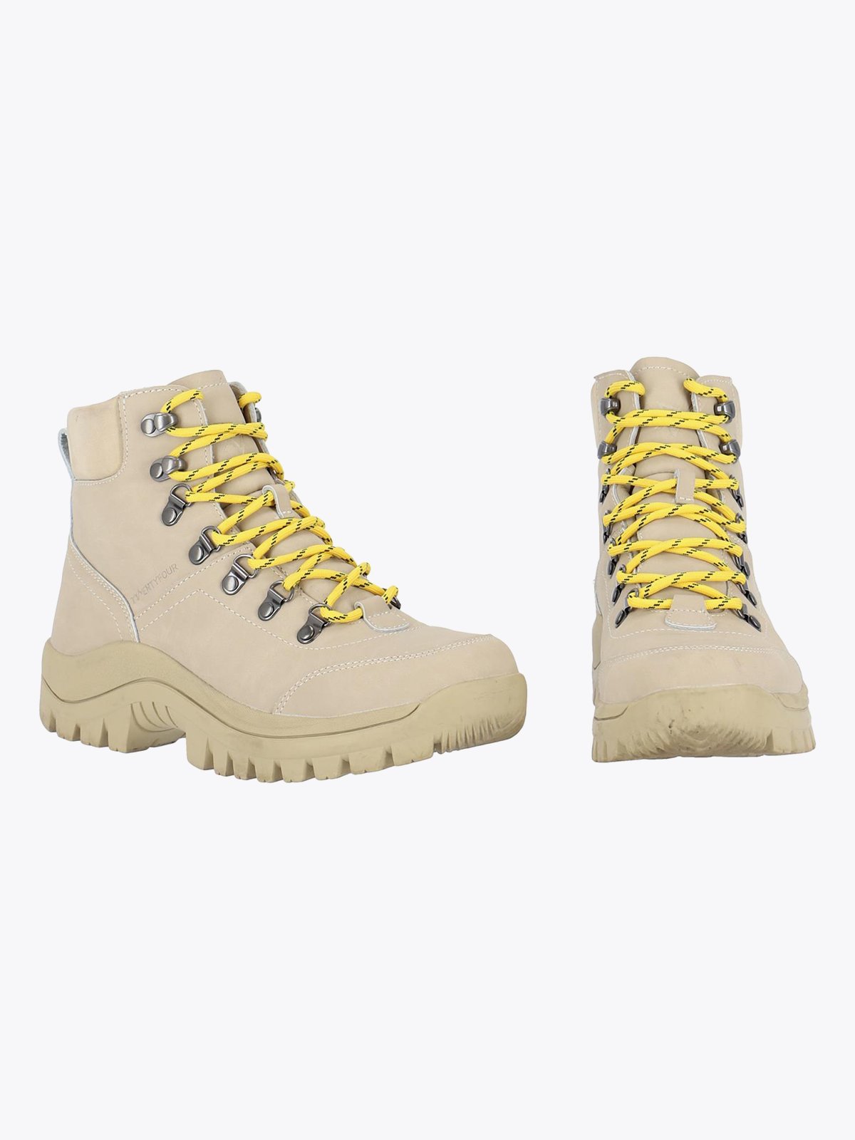 Twentyfour Mellow Lily Leather Boot Beige