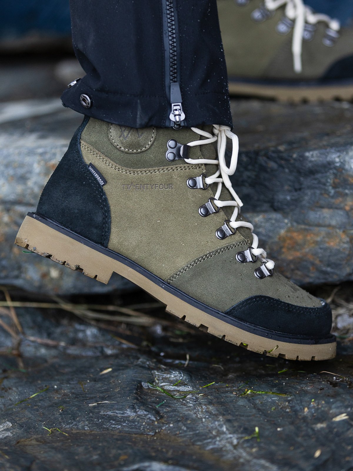 Twentyfour Finse Frigg Leather Boot Oliven