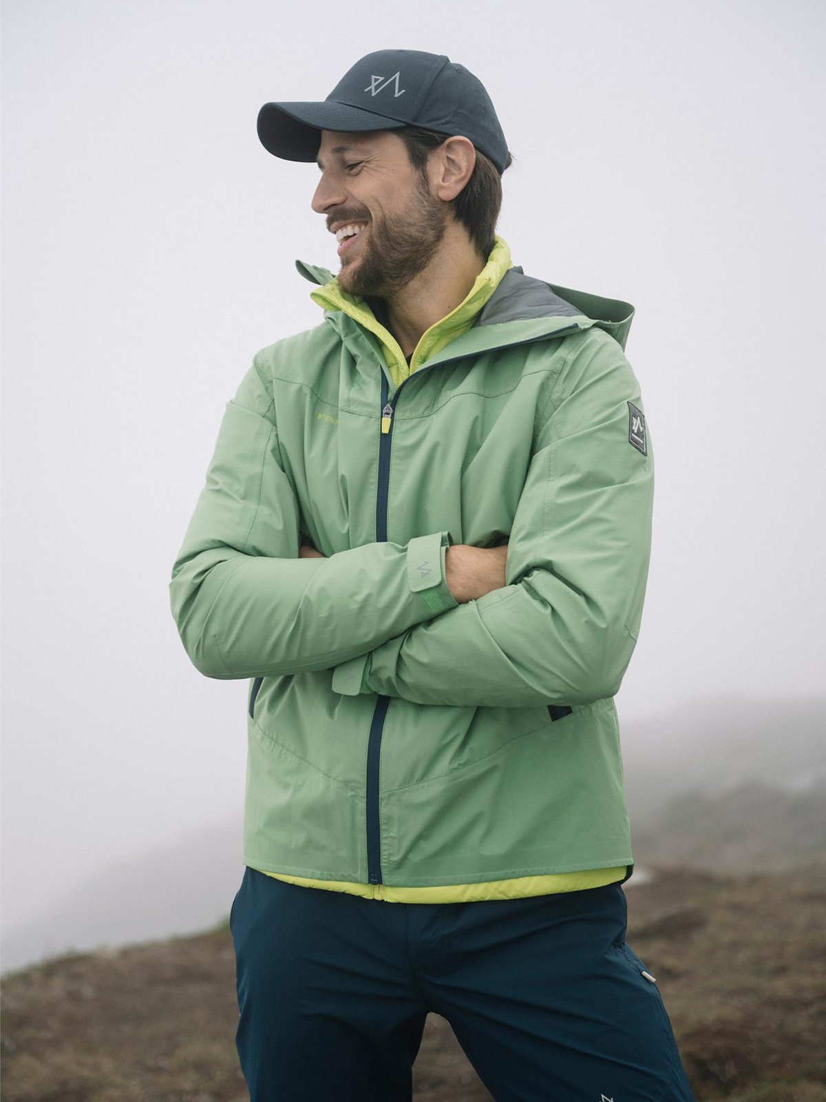 Twentyfour Loen 3-Lags Jakke Gress