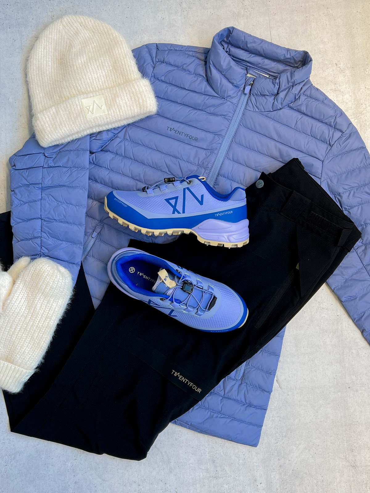 Twentyfour Loen Dunjakke Blålilla