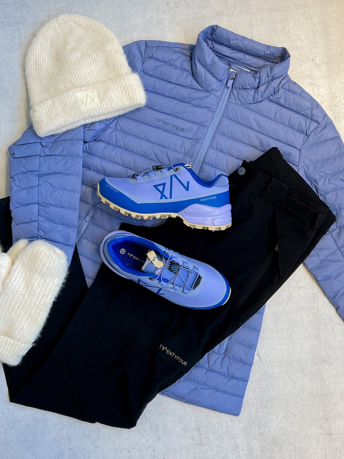 Twentyfour Loen Dunjakke Blålilla