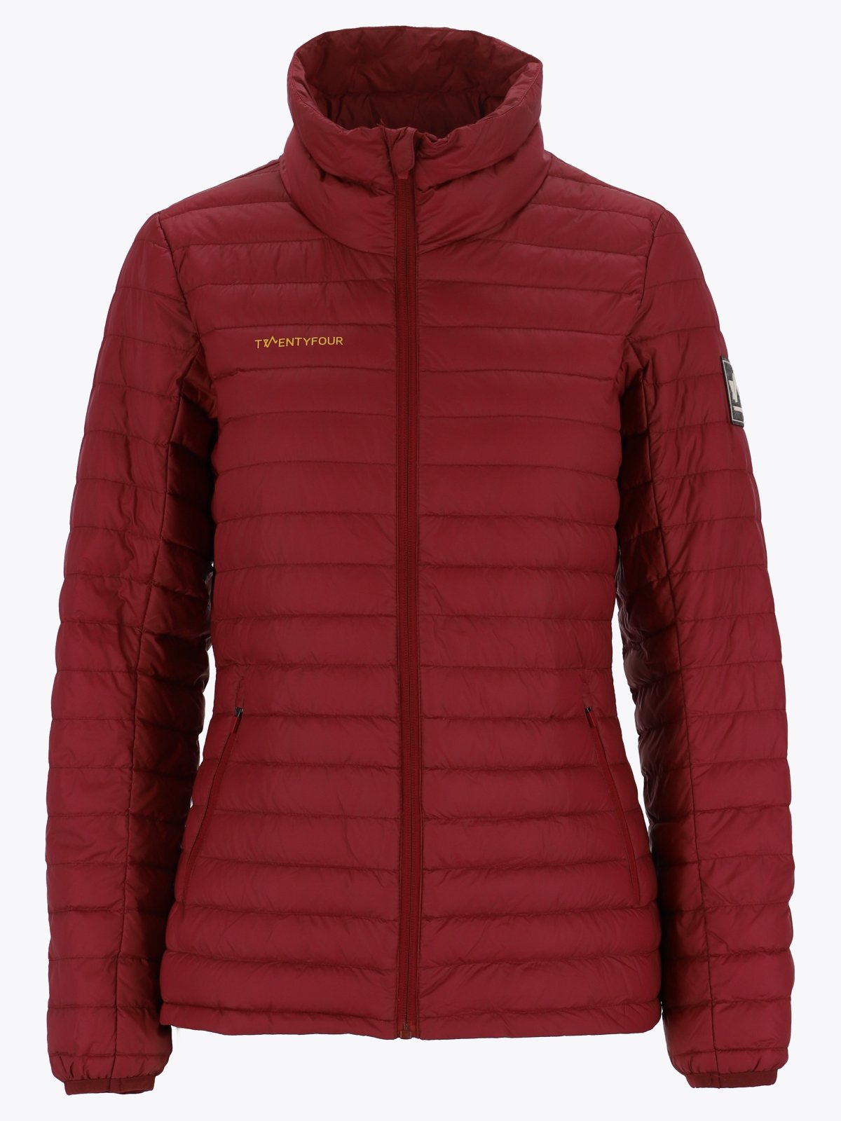 Twentyfour Loen Dunjakke Mørk rød