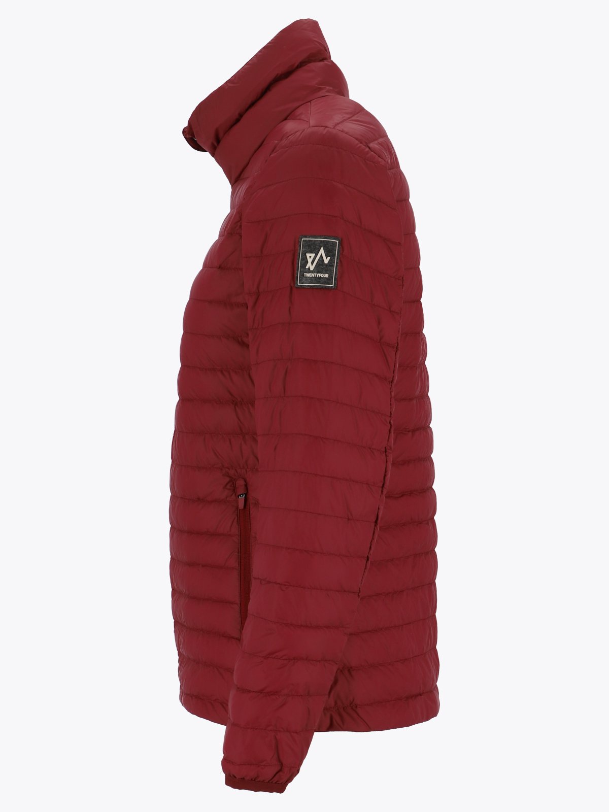 Twentyfour Loen Dunjakke Mørk rød