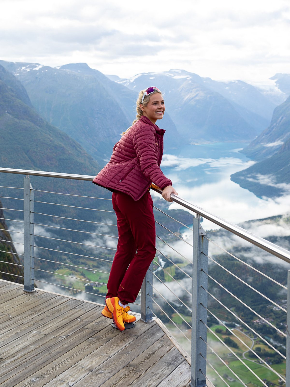 Twentyfour Loen Light Softshell Bukse Mørk Rød