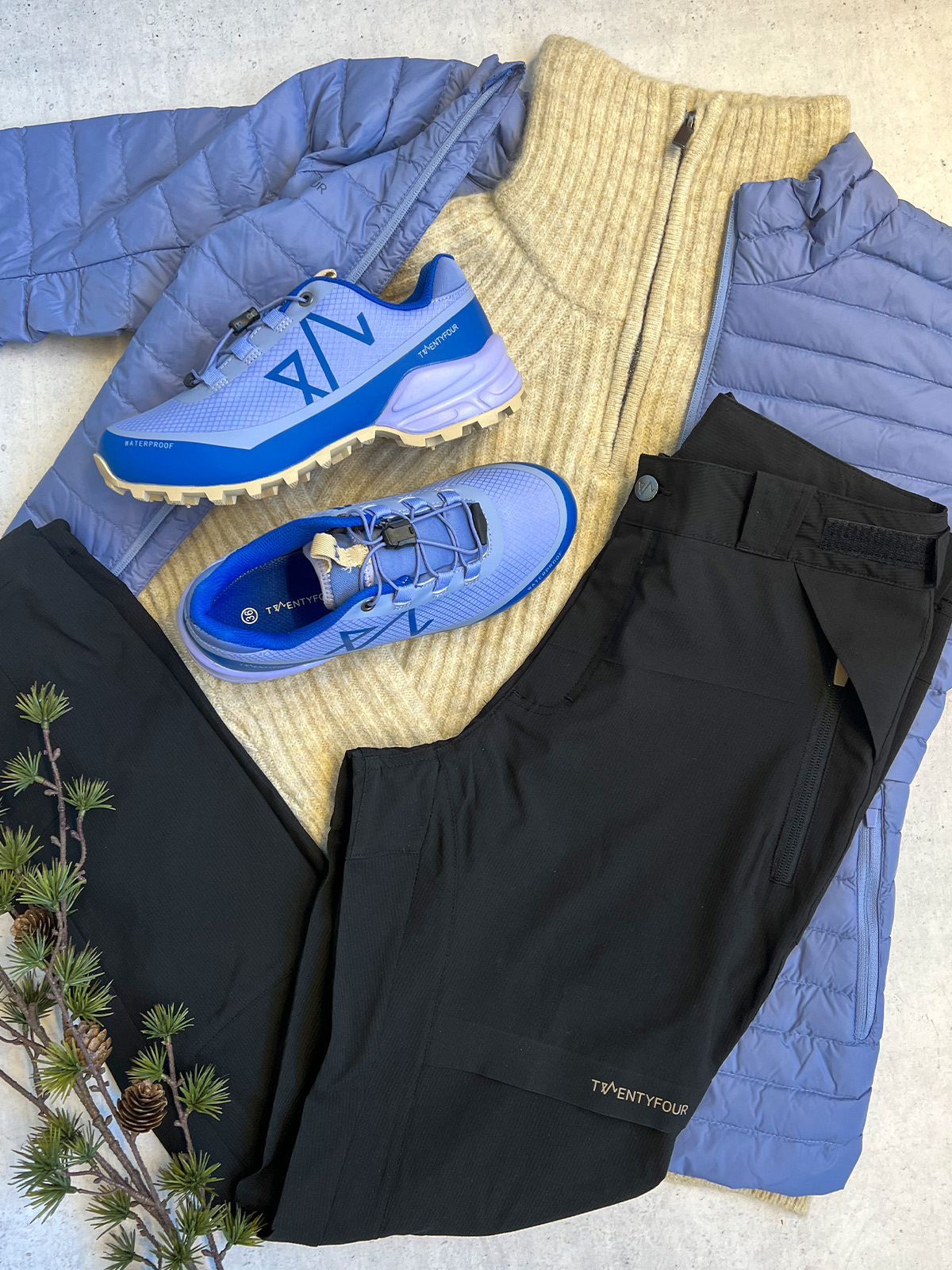 Twentyfour Loen Light Softshell Bukse Skyggesort