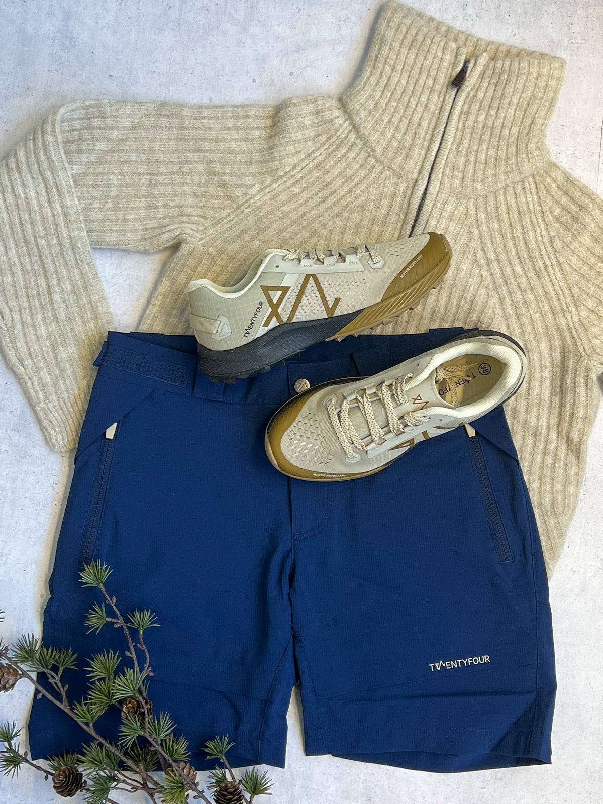 Twentyfour Loen Light Softshell Shorts Marine