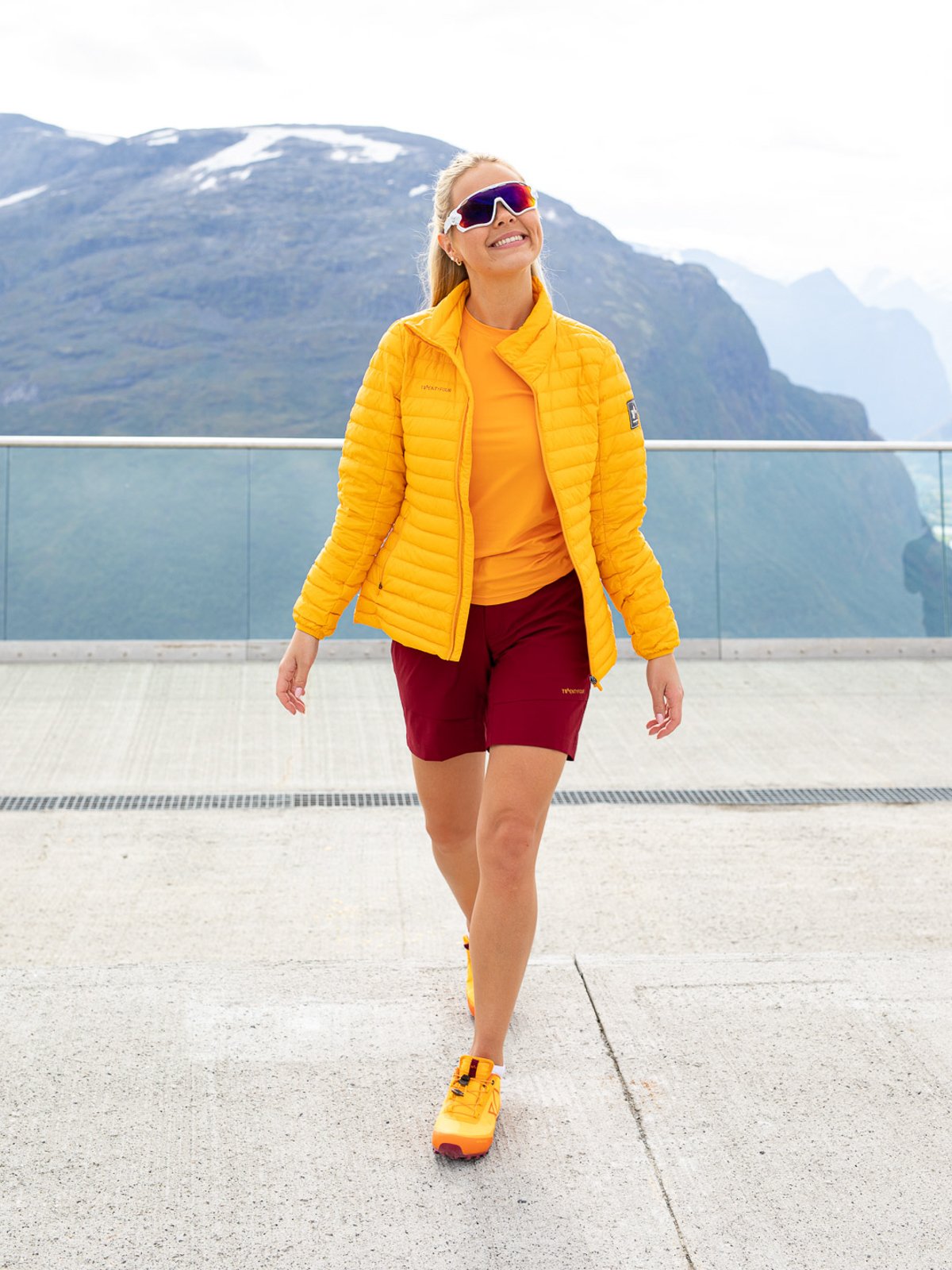 Twentyfour Loen Light Softshell Shorts Mørk Rød