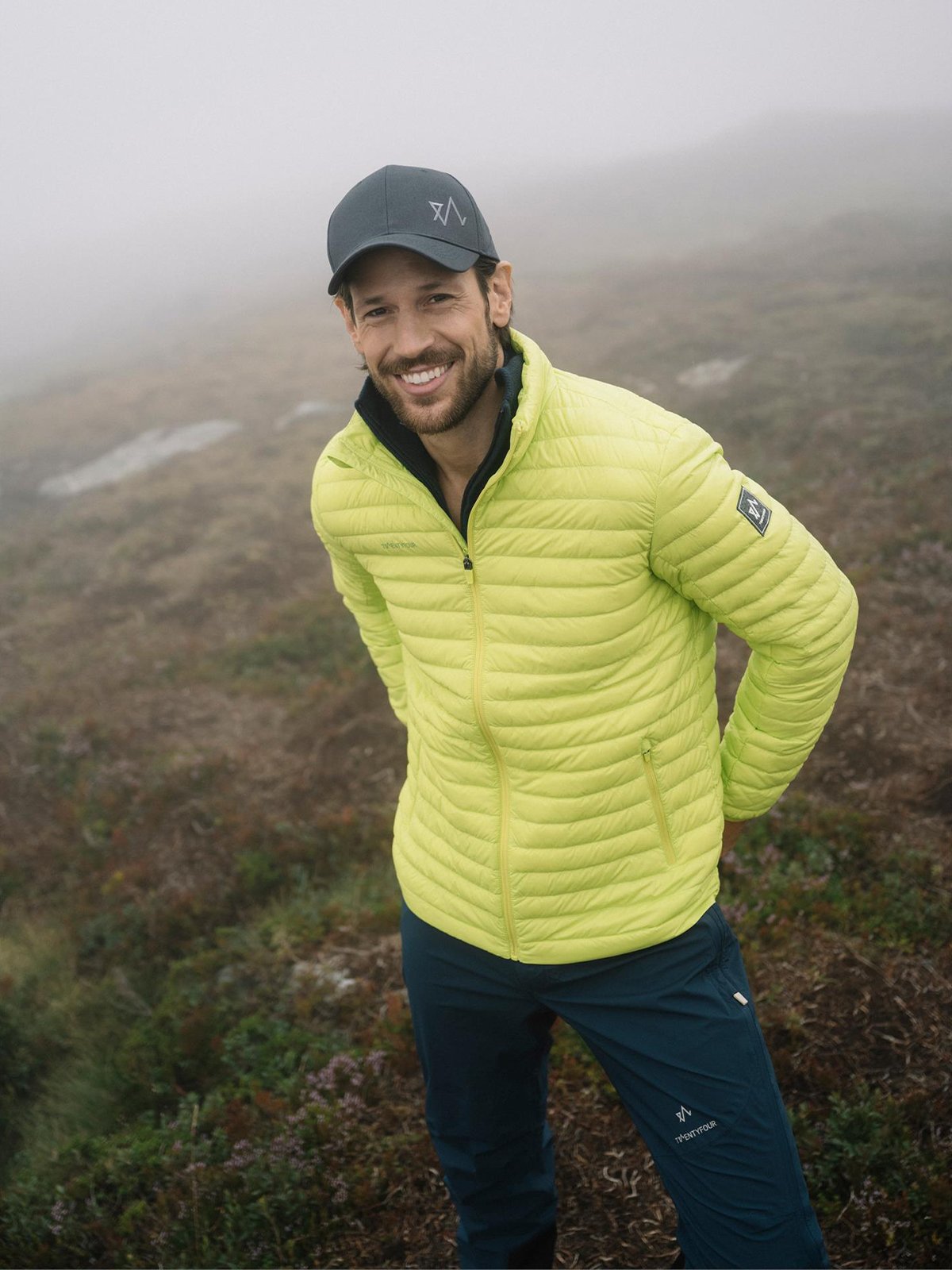 Twentyfour Loen Dunjakke Signalgul