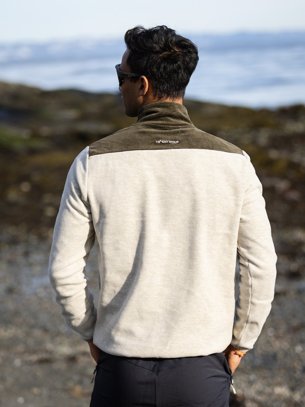 Twentyfour 1222 Half Zip Fleece H Lys Beige