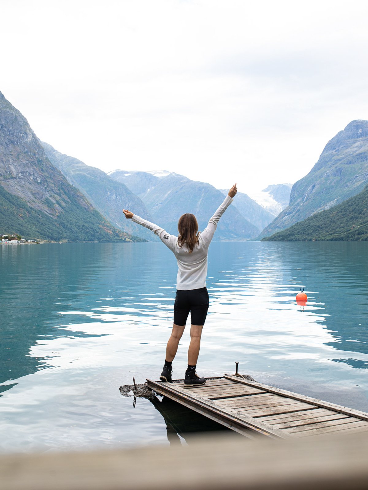 Twentyfour Flåm Half Zip Genser Hvit