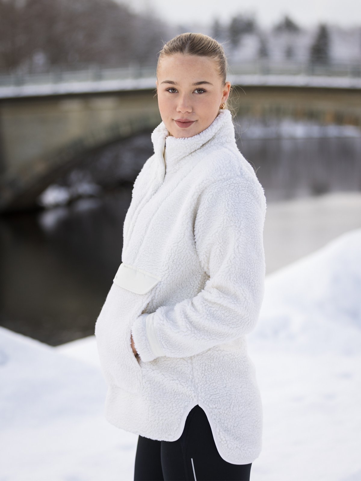 Twentyfour Mellow Pile Genser Krem