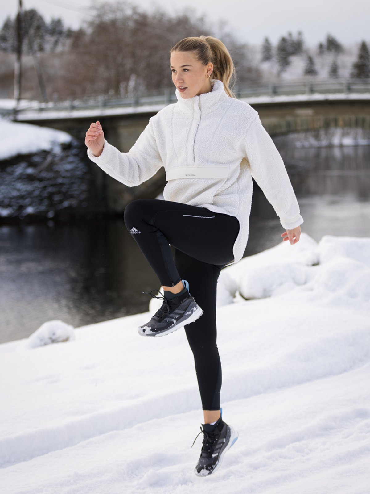 Twentyfour Mellow Pile Genser Krem