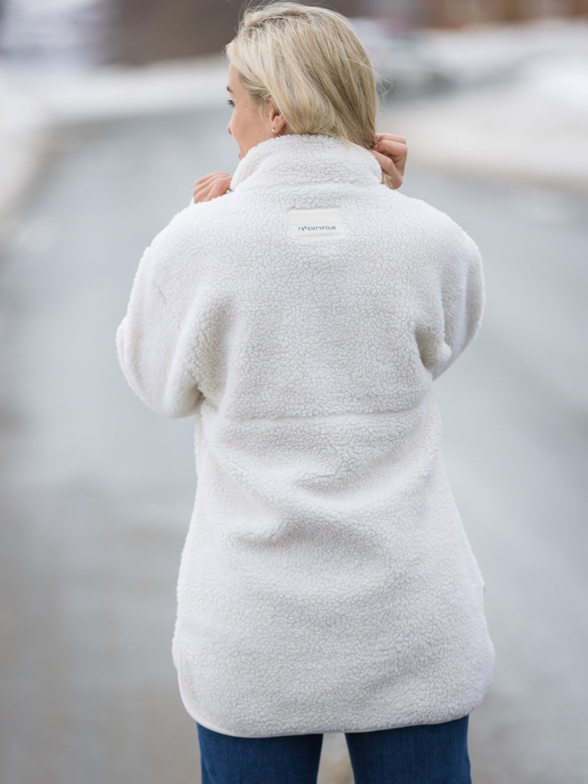 Twentyfour Mellow Pile Genser Krem