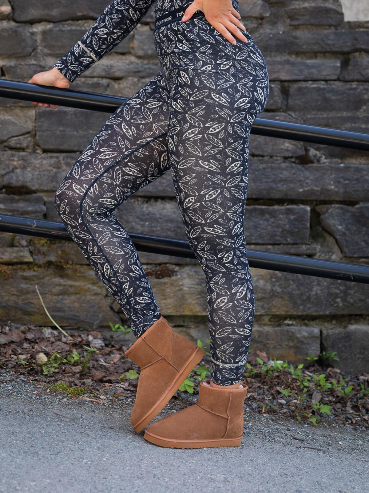 Twentyfour Twentyfour GI Baselayer sett helprint Blekkblå