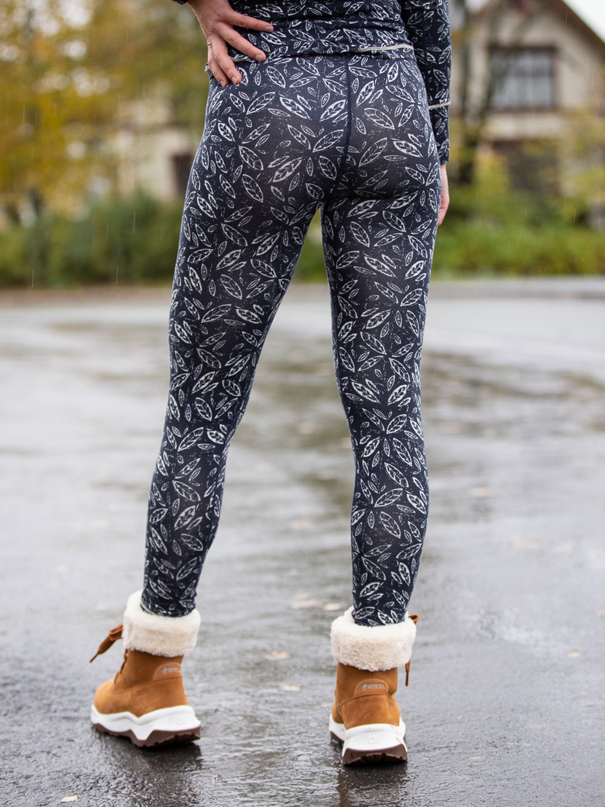 Twentyfour Twentyfour GI Baselayer sett helprint Blekkblå