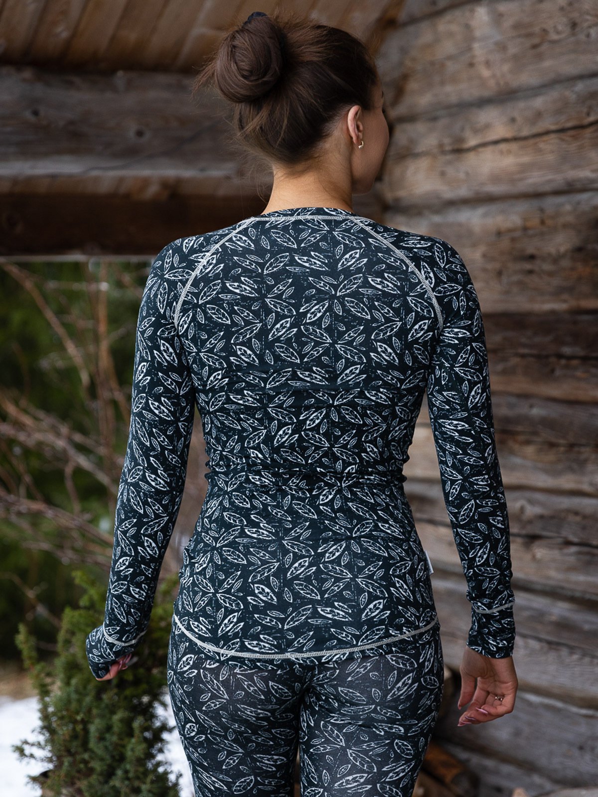 Twentyfour Twentyfour GI Baselayer sett helprint Flaskegrønn