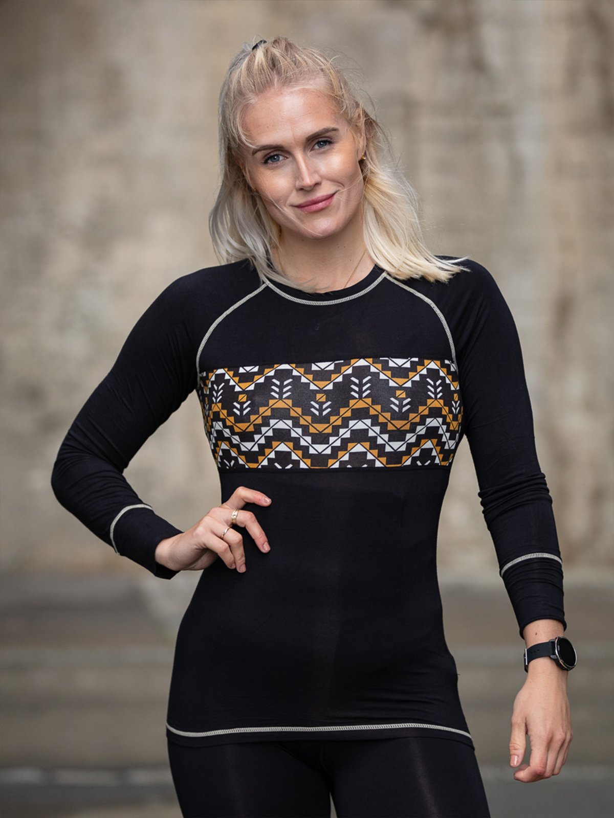 Twentyfour Twentyfour GI Baselayer sett rundstrikk Skyggesort