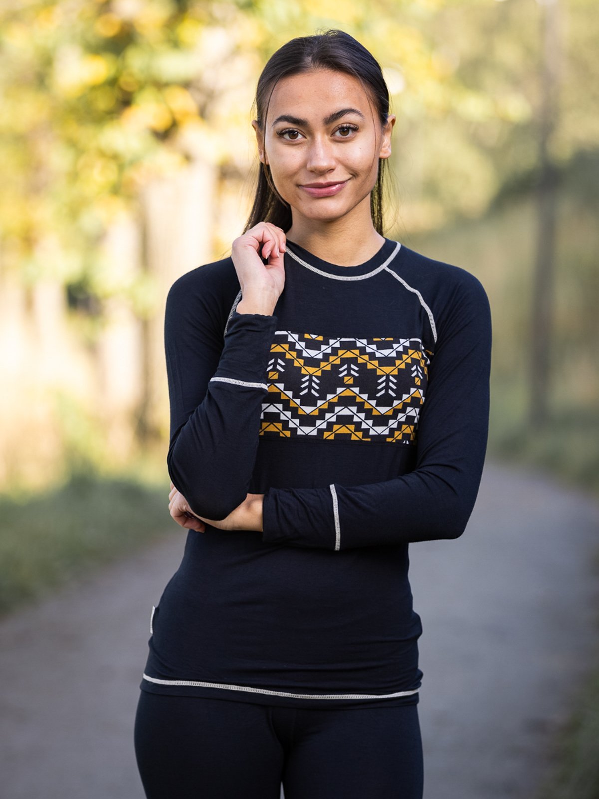 Twentyfour Twentyfour GI Baselayer sett rundstrikk Skyggesort