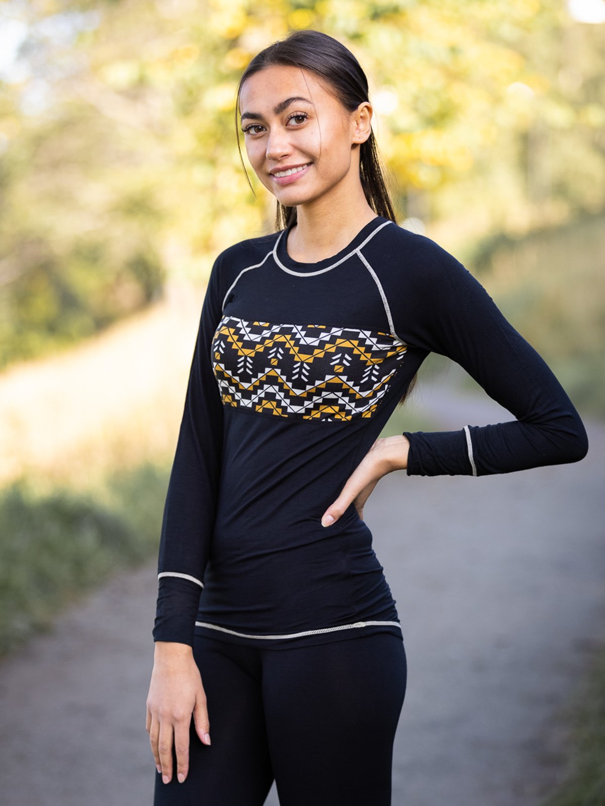 Twentyfour Twentyfour GI Baselayer sett rundstrikk Skyggesort